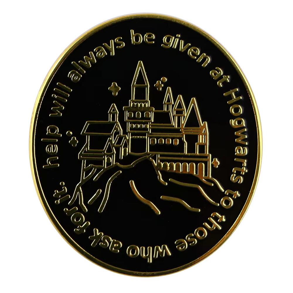 Harry Potter Hogwarts Dumbledore Help Quote Enamel Pin 389-2